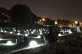 Circus Maximus illuminated by glowing balls